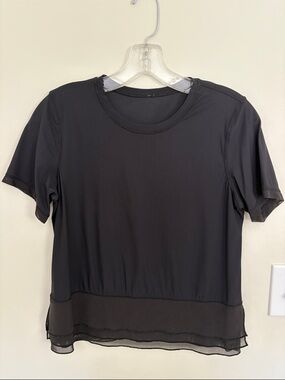 Women's Black Short-Sleeve Lulu lemon